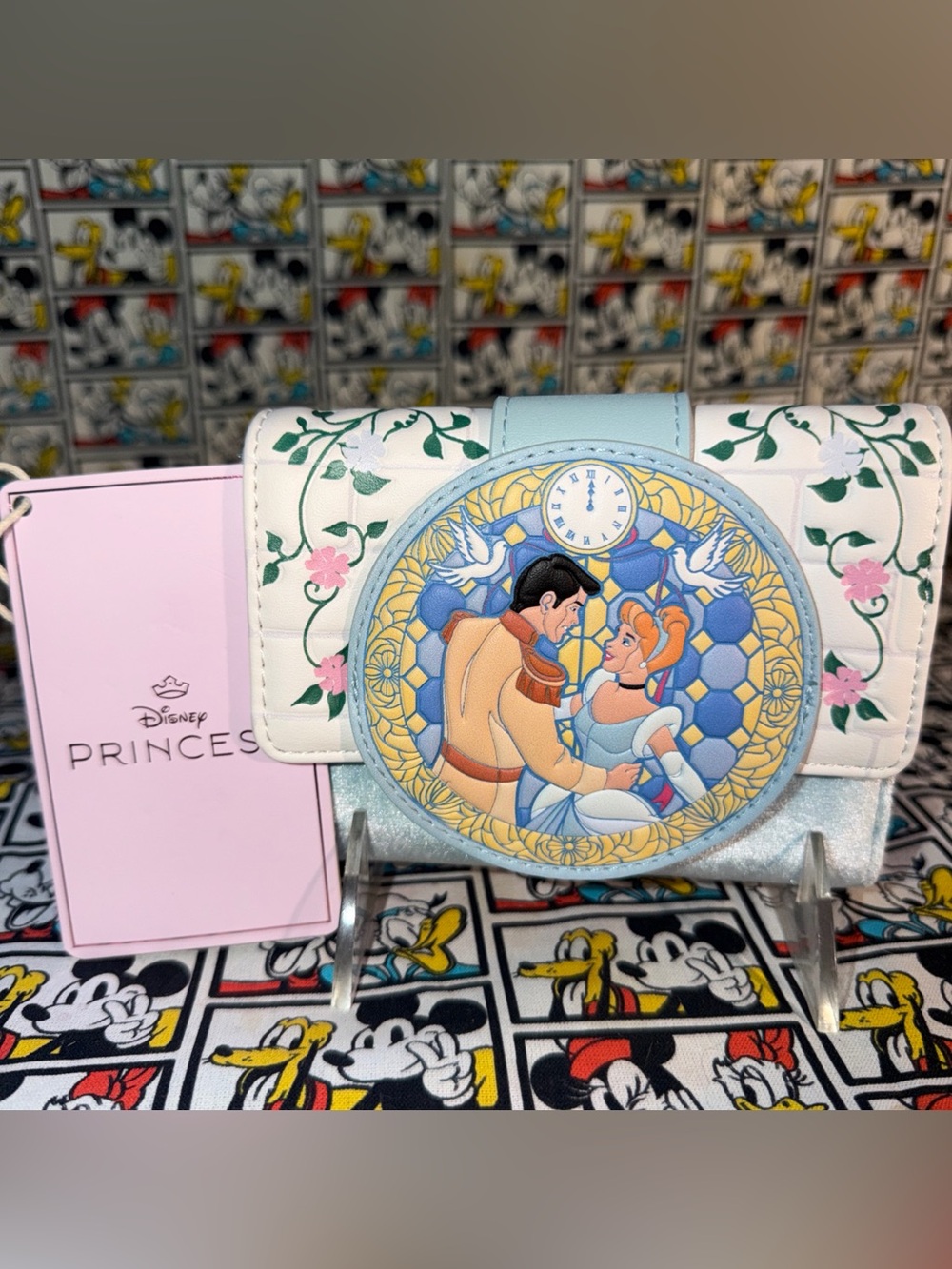 Loungefly Disney Cinderella Stained Glass Wallet Prince Charming NWT 2026